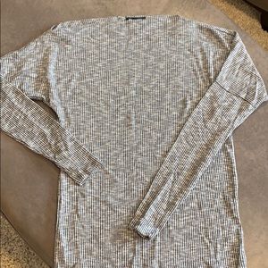 EXPRESS wide neck, drop shoulder shirt